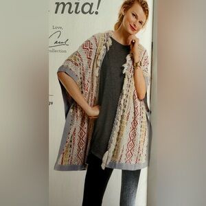 Cabi love carol siesta poncho